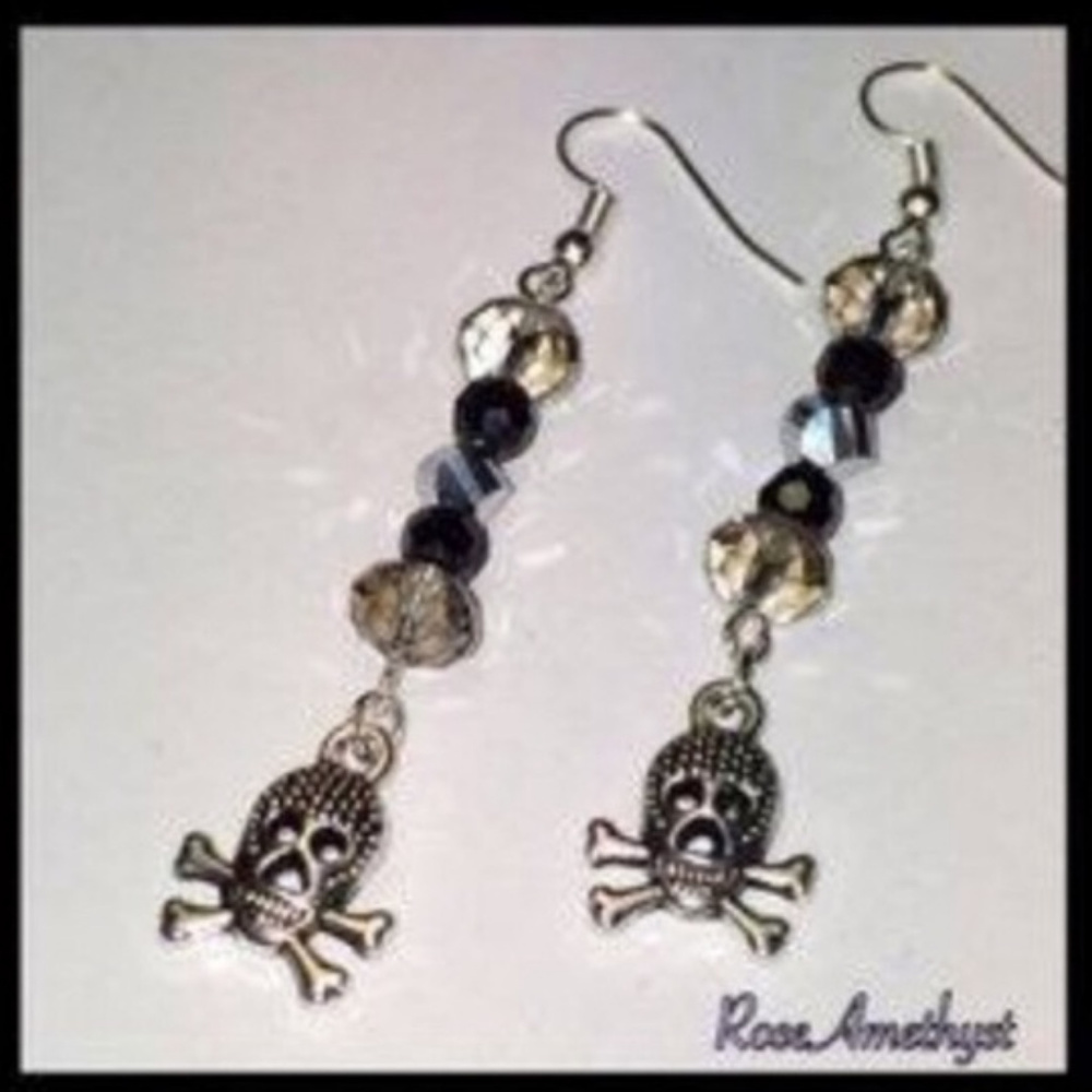 Handmade Skull Earrings